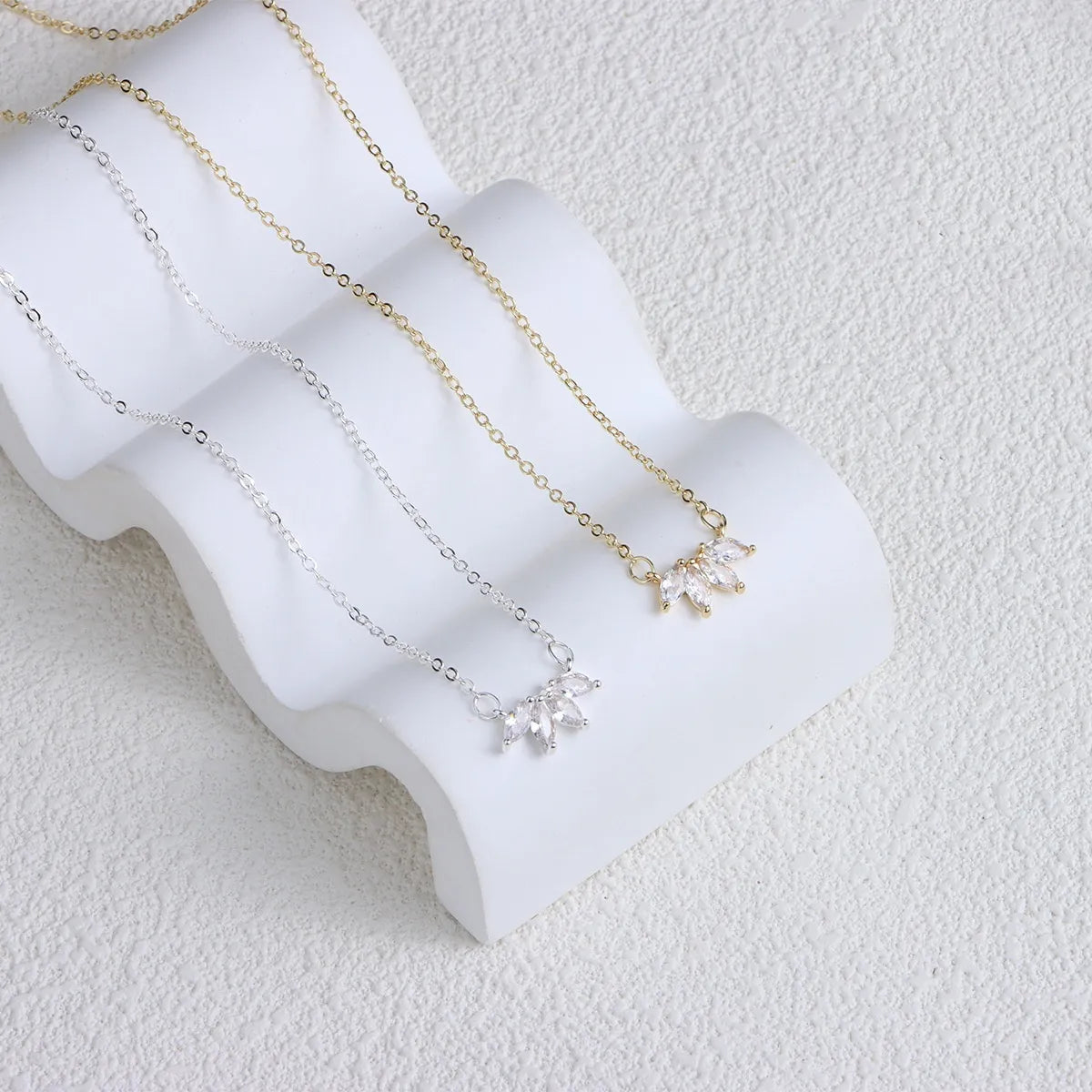 Enchanted Marquise Wings Necklace