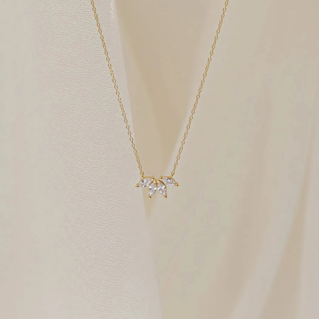 Enchanted Marquise Wings Necklace