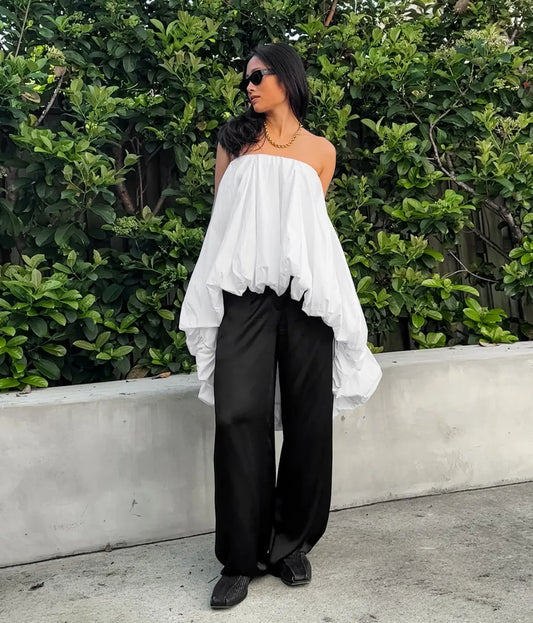 Billowing Cloud Tube Top