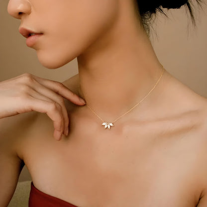 Enchanted Marquise Wings Necklace
